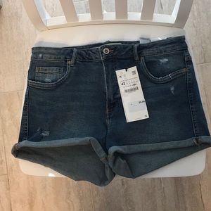 NEW Zara Authentic Denim by TRF shorts
